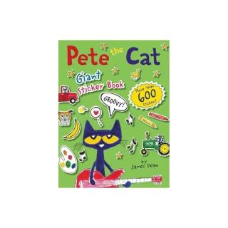 Pete the Cat Giant Sticker Book （more than 600 stickers）（平裝本）