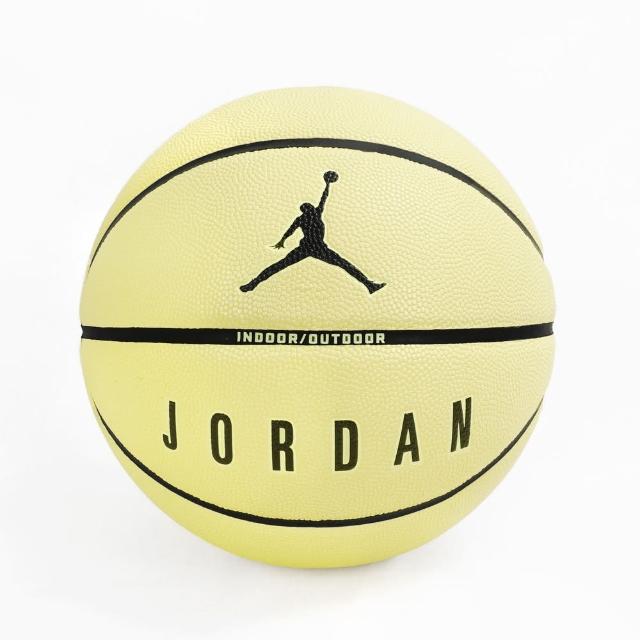 【NIKE 耐吉】Jordan Ultimate 籃球 7號 喬丹 運動 耐用 橡膠 戶外用 黃黑(FB2307-702)
