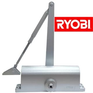 【RYOBI】日本門弓器 161 磨砂銀(內停 垂直安裝 自動關門器)