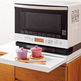 【adachi】日本製廚房電器多功能收納單層抽屜式工作台(可延伸廚房作業空間)