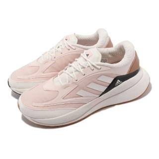 【adidas 愛迪達】慢跑鞋 Brevard 女款 粉紅 白 網布 路跑 運動鞋 環保原料 多功能 透氣 緩震(H06178)