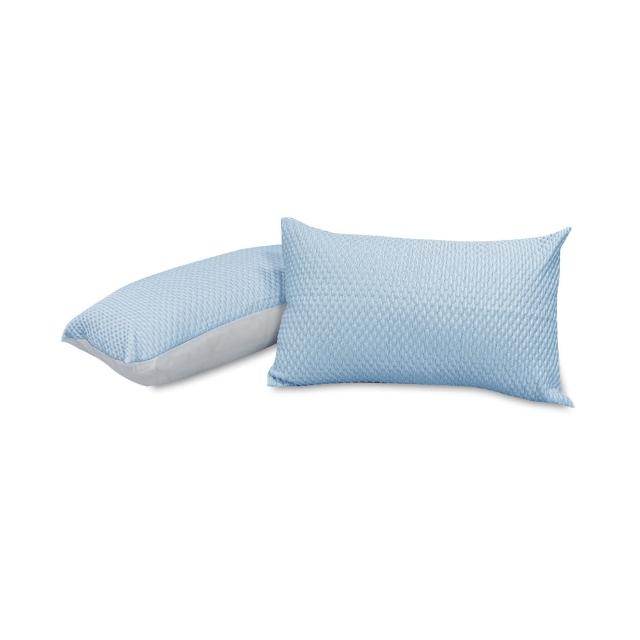 【Victoria】3D冰魔豆枕套2入-兩色可選(涼感紗材質清涼舒適)