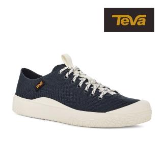【TEVA】男鞋 戶外兩穿式懶人鞋/休閒鞋/帆布鞋 後腳跟可踩 Terra Canyon 原廠(靛藍色-TV1134361MOIN)