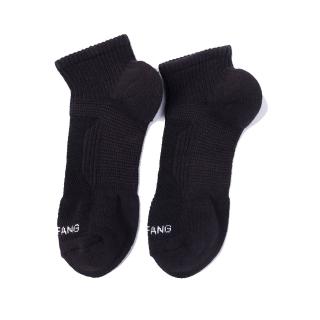 【KUNJI】6 工研院研發超強除臭襪-減壓高船型機能襪-黑色(6雙 男款-M014黑色)