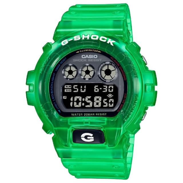 【CASIO 卡西歐】G-SHOCK亮麗色彩電子錶(DW-6900JT-3)