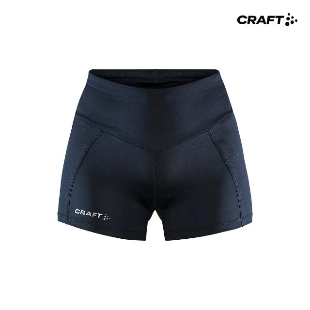【CRAFT】女 Spartan ADV Essence Hot Pants W BLACK 運動短褲(1908779-999000)