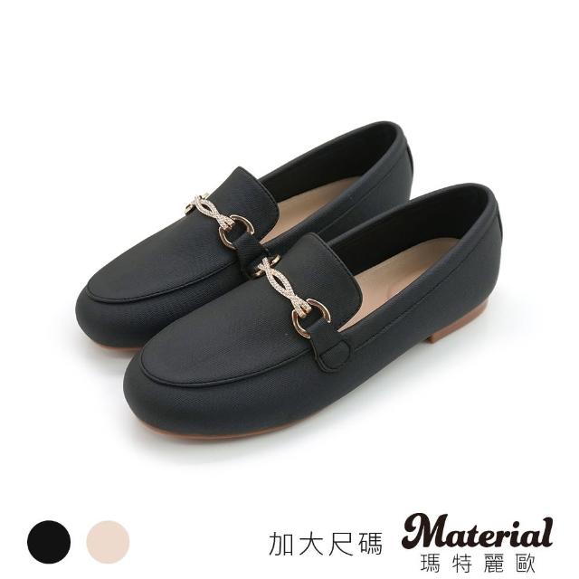 【MATERIAL 瑪特麗歐】女鞋包鞋 加大尺碼水鑽鍊條包鞋  TG52908(包鞋)