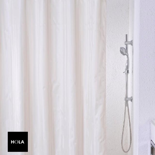 【HOLA】素雅緞面防水浴簾180x180cm