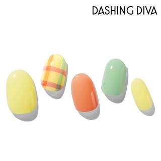 【DASHING DIVA】GLOSS凝膠美甲貼_粉彩條紋