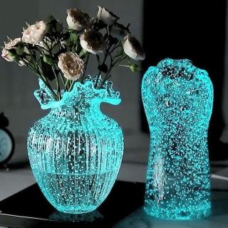 【JEN】創意花邊螢光花瓶花器擺飾高21cm