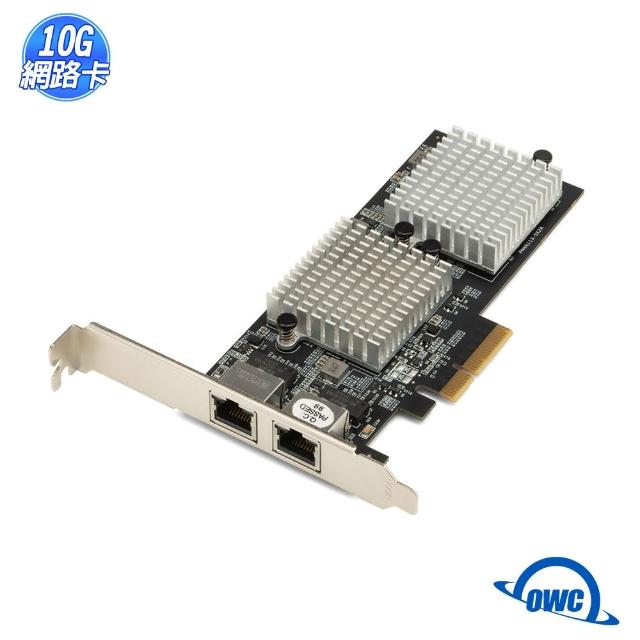 【OWC】2-Port PCIe 10G 網路卡(為您的 Mac、PC 或共享存儲解決方案添加 10Gb/s 以太網速度。)