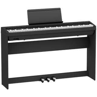 【ROLAND 樂蘭】FP30X 電鋼琴 88鍵 便攜式電鋼琴 數位電鋼琴 黑色(含琴架/三踏板/琴椅/單踏板/原廠公司貨)