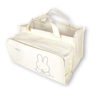 【小禮堂】米飛兔 帆布多功能手提袋 - 米桌前款(平輸品)