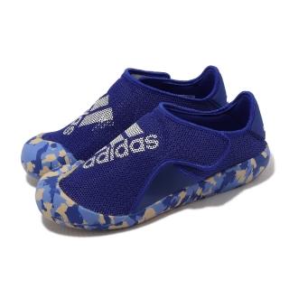 【adidas 愛迪達】涼鞋 Altaventure 2.0 C 藍 迷彩 護趾 中童 小朋友 網布 童鞋 愛迪達(FZ6508)