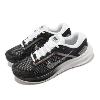 【NIKE 耐吉】慢跑鞋 Wmns Air Zoom Structure 女鞋 黑 白 路跑 斑馬配色 路跑 透氣(DX9626-001)