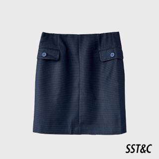 【SST&C 最後65折】寶藍色西裝裙7462009003