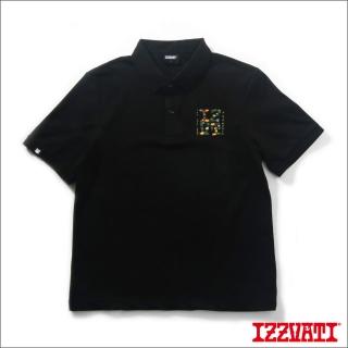 【IZZVATI】IZVT品牌POLO衫-黑(品牌POLO衫系列)