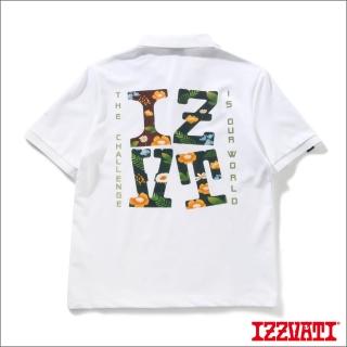 【IZZVATI】IZVT品牌POLO衫-白(品牌POLO衫系列)
