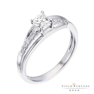 【Vividventure 亞帝芬奇】GIA 30分 FVS2 鑽石 戒指 優雅(14K金台)