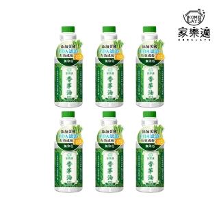 【家樂適】香茅油 天然煉製550ml x6入 補充瓶(香茅 補充瓶)