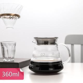 【茉家】耐冷熱加厚款高硼矽玻璃咖啡壺-01分享壺(360ml一入)