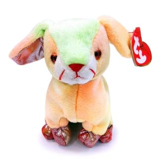 【TY 美國品牌】十二生肖系列造型絨毛玩偶(兔/橘黃色)