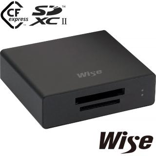【Wise 裕拓】USB 3.2 CFexpress Type B CFX / SD 高速讀卡機(公司貨 WA-CXS08 內建防寫入開關 台灣製)