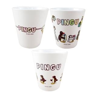 【Pingu】企鵝家族斜口馬克杯(水杯 陶瓷杯 杯子)