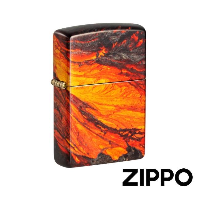 【Zippo】炙熱岩漿防風打火機(美國防風打火機)