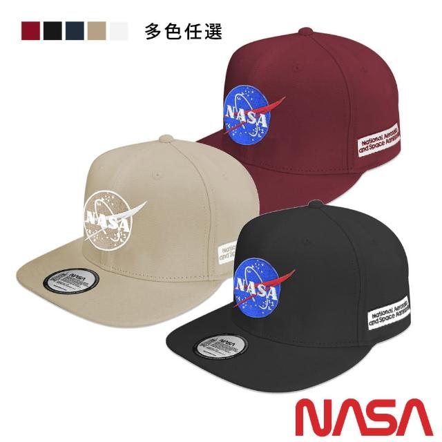 【NASA SPACE】正版授權太空系列 潮流Logo嘻哈帽/鴨舌帽 NA30004B(5色可選)
