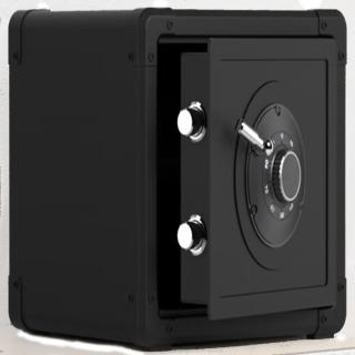【聚富保險箱】凡爾賽Artist B-30 家用30cm高全鋼保險箱黑色款/電子密碼與機械密碼複合設計/(收納保管箱)