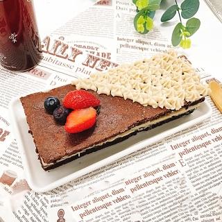 【樂活e棧】生日快樂造型-水果長條巧克力蛋糕-6吋1顆(限卡 低澱粉 手作蛋糕)