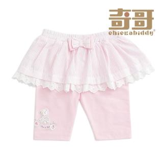 【奇哥官方旗艦】Chic a Bon 甜心寶貝七分褲裙(6-24個月)