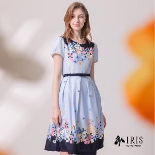 【IRIS 艾莉詩】春日花園印花洋裝-2色(32632)