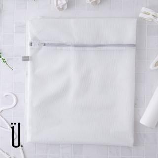 【UdiLife】純淨無染 細網角型洗衣袋 80x100cm(MIT 台灣製造 洗衣網 方型 無螢光 防變形 網眼透氣 收納) 雙