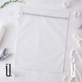 【UdiLife】純淨無染 細網角型洗衣袋 40x50cm(MIT 台灣製造 洗衣網 方型 無螢光 防變形 網眼透氣 收納) 雙1