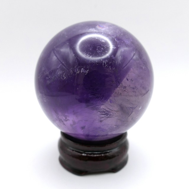 【寶峻晶石館】紫水晶球 直徑7.8cm(AR740)