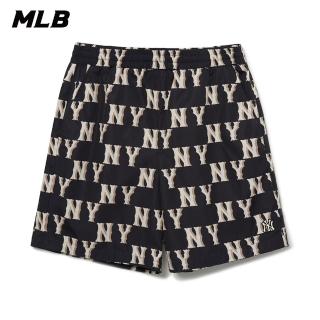 【MLB】休閒短褲 MONOGRAM系列 紐約洋基隊(3ASMM0133-50BKS)