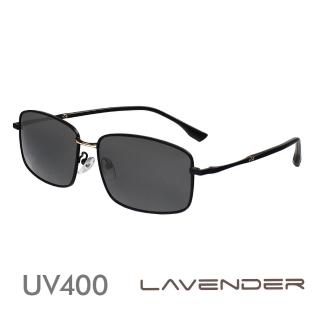 【Lavender】偏光片太陽眼鏡 精準射擊十字雕花 低調黑 3260 C1(偏光太陽眼鏡)