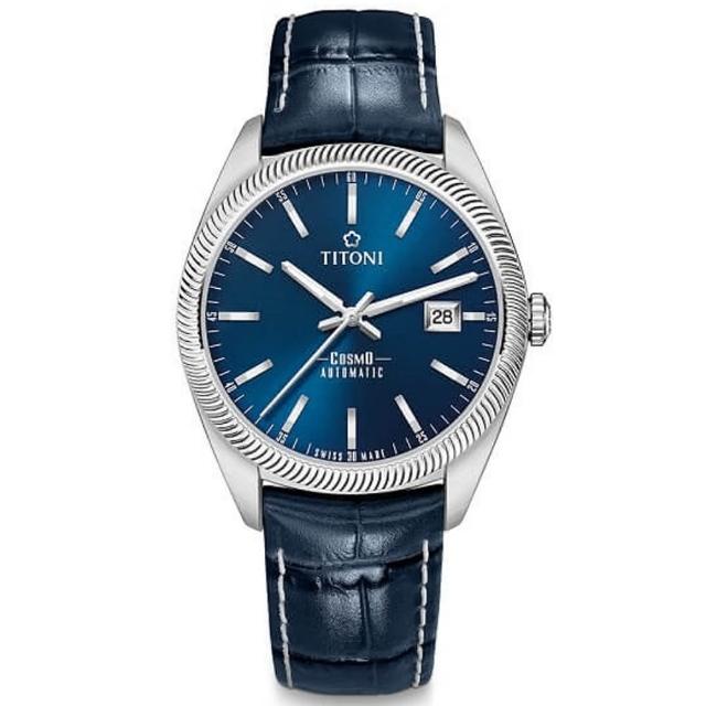 【TITONI 梅花錶】宇宙系列 摩登經典機械腕錶(878S-ST-612)