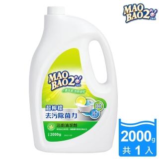 【毛寶兔】超檸檬浴廁去污除菌清潔劑-重裝瓶(2000g)