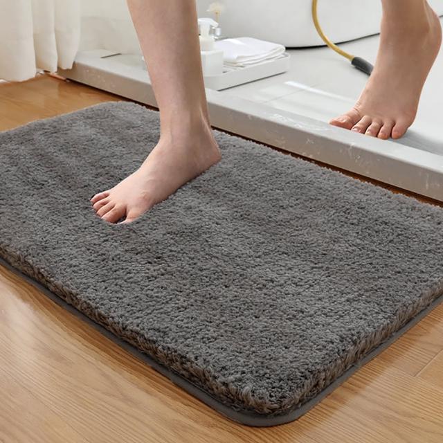 【WO HOME】浴室地墊吸水墊防滑地毯(進門速乾腳墊珪藻土)
