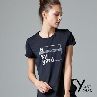 【SKY YARD】網路獨賣款-SKY YARD 拼字運動T恤(黑色)