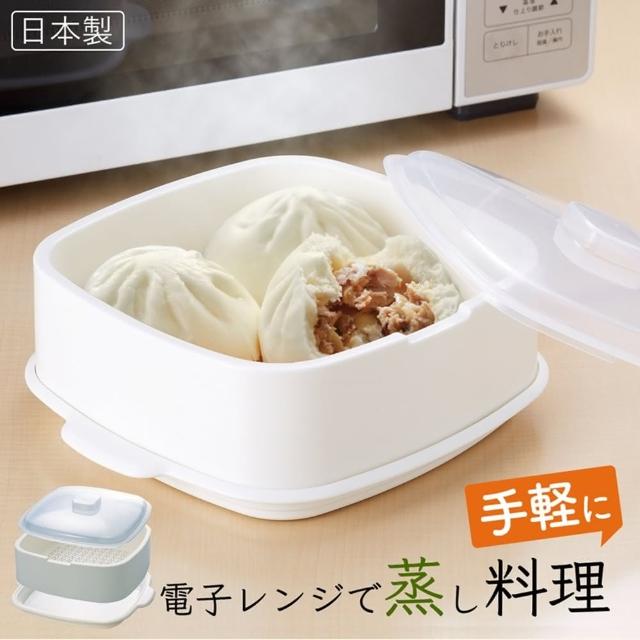 【Seiei】多功能微波料理盒 微波蒸籠 附蓋(日本製)