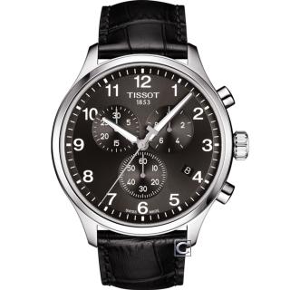 【TISSOT天梭 官方授權】Chrono XL韻馳系列經典計時腕錶-45mm(T1166171605700)
