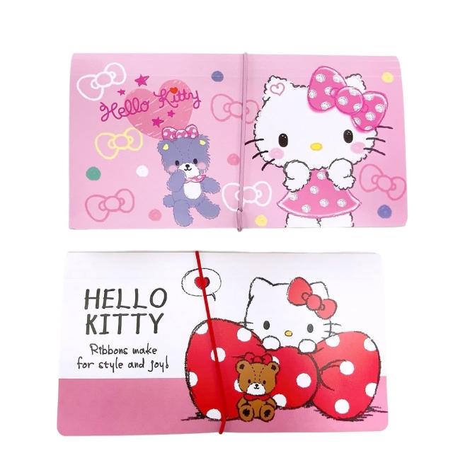 【小禮堂】Hello Kitty A5六層風琴夾 - 2款隨機(平輸品)