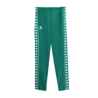 【KAPPA】義大利時尚中性banda針織長褲(拉不列康綠331M5EWD16)