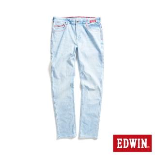 【EDWIN】男裝 東京紅360°迦績彈力機能小直筒牛仔褲(重漂藍)