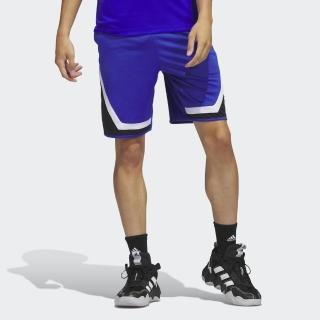 【adidas 愛迪達】Pro Block Short 男 籃球褲 短褲 亞洲版 運動 訓練 吸濕排汗 藍(IC2431)