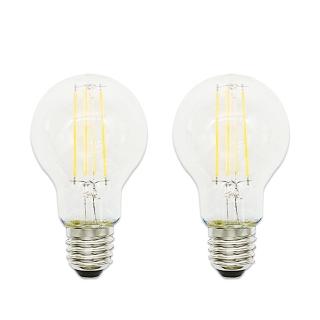 【Osram 歐司朗】2入組 LED可調光7W燈絲 燈泡-燈泡色(E27燈頭 調光式)